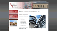 Desktop Screenshot of customexteriorsystems.com
